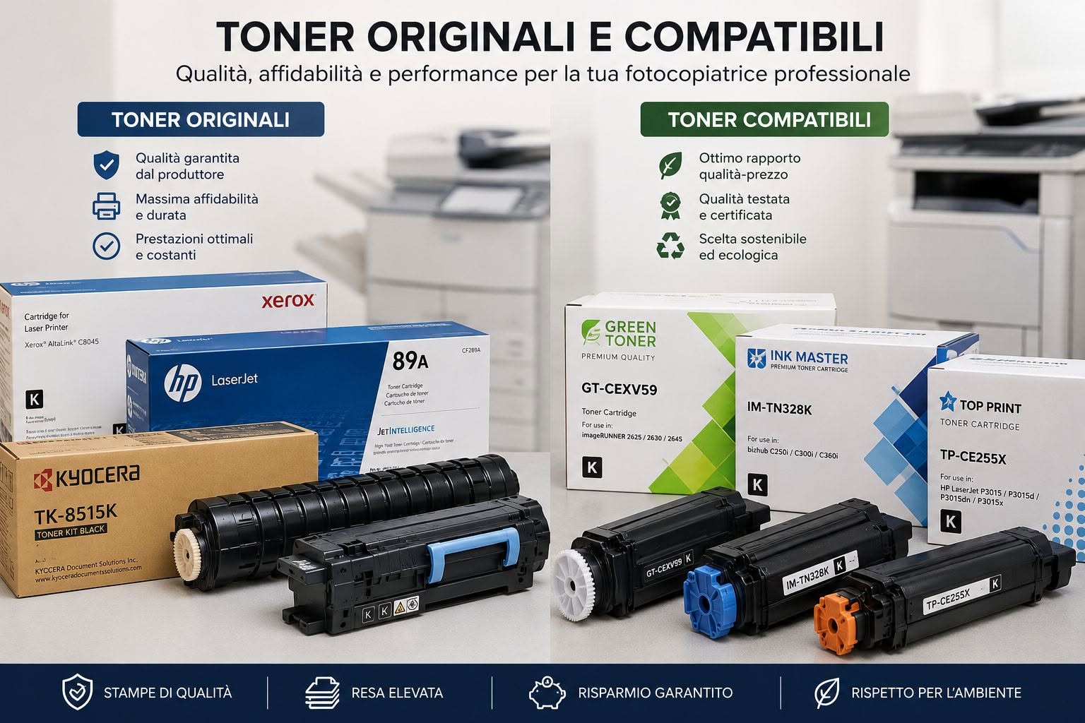 Toner e materiali di consumo per stampanti